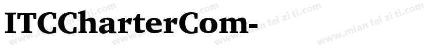 ITCCharterCom字体转换