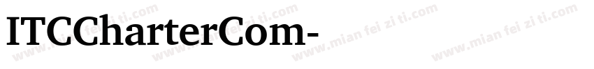 ITCCharterCom字体转换