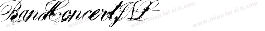 BandConcertJNL字体转换