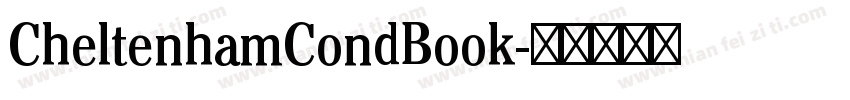CheltenhamCondBook字体转换