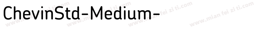ChevinStd-Medium字体转换
