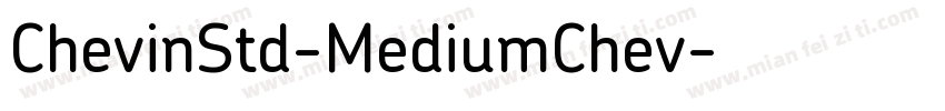 ChevinStd-MediumChev字体转换