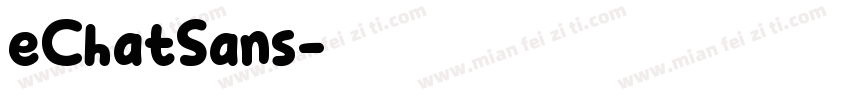 eChatSans字体转换