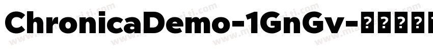 ChronicaDemo-1GnGv字体转换