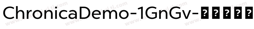 ChronicaDemo-1GnGv字体转换