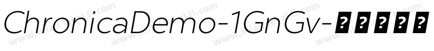ChronicaDemo-1GnGv字体转换