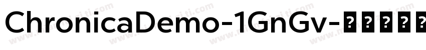 ChronicaDemo-1GnGv字体转换