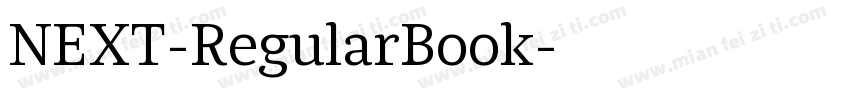 NEXT-RegularBook字体转换