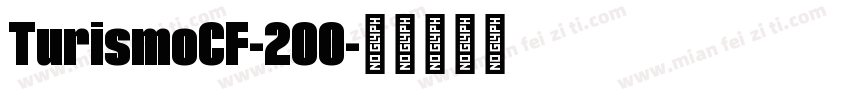 TurismoCF-200字体转换