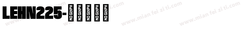 LEHN225字体转换