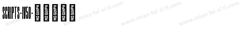 SCRIPTS-IV50字体转换