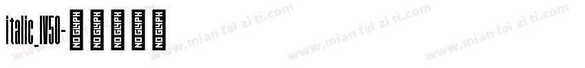 italic_IV50字体转换