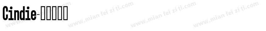 Cindie字体转换