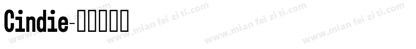 Cindie字体转换