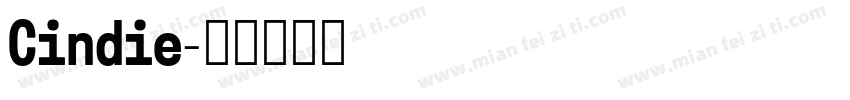 Cindie字体转换