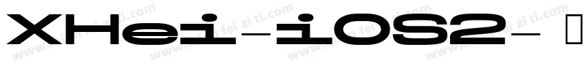 XHei-iOS2字体转换