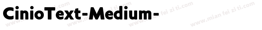 CinioText-Medium字体转换