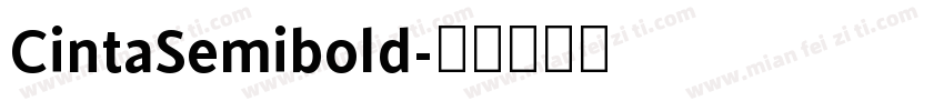 CintaSemibold字体转换