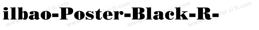 ilbao-Poster-Black-R字体转换