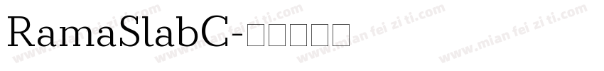 RamaSlabC字体转换