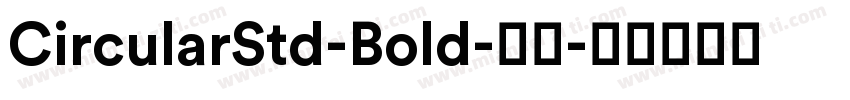CircularStd-Bold-粗体字体转换