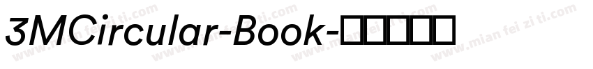 3MCircular-Book字体转换