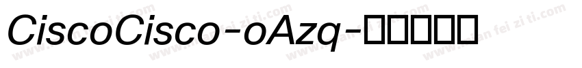 CiscoCisco-oAzq字体转换