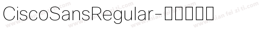 CiscoSansRegular字体转换