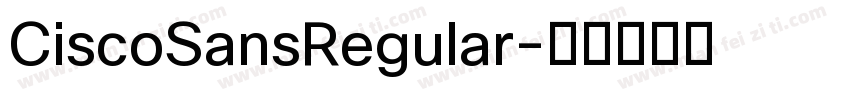CiscoSansRegular字体转换
