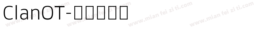 ClanOT字体转换