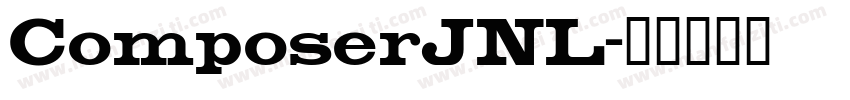 ComposerJNL字体转换
