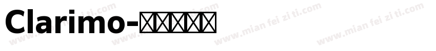 Clarimo字体转换