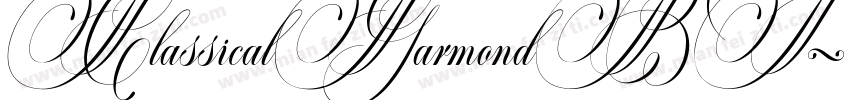 ClassicalGarmondBT字体转换