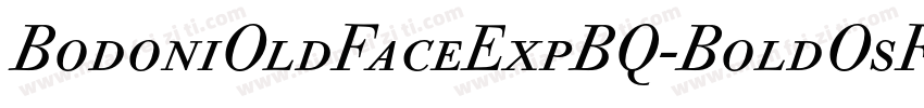 BodoniOldFaceExpBQ-BoldOsF字体转换