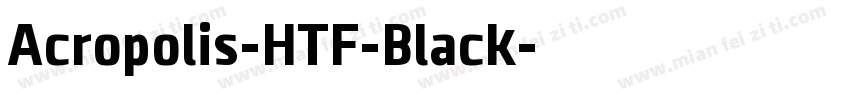 Acropolis-HTF-Black字体转换