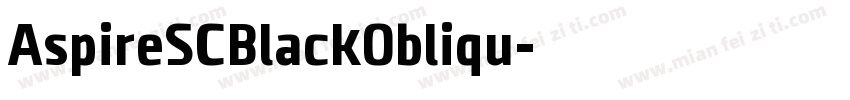 AspireSCBlackObliqu字体转换