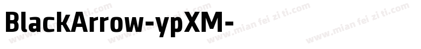 BlackArrow-ypXM字体转换