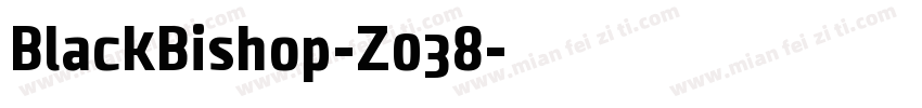 BlackBishop-Z038字体转换