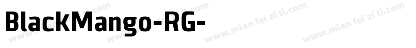 BlackMango-RG字体转换