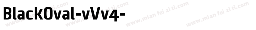 BlackOval-vVv4字体转换
