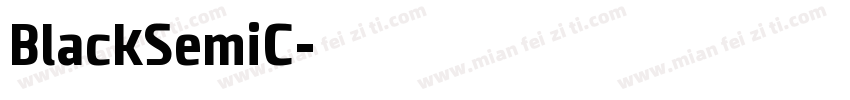 BlackSemiC字体转换