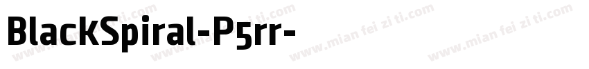 BlackSpiral-P5rr字体转换