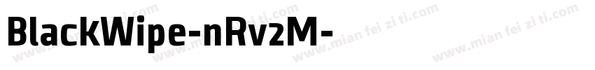 BlackWipe-nRv2M字体转换