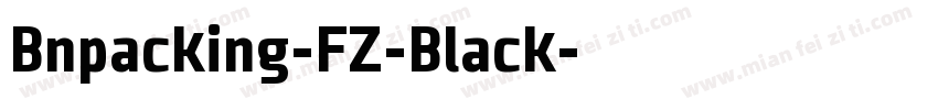 Bnpacking-FZ-Black字体转换