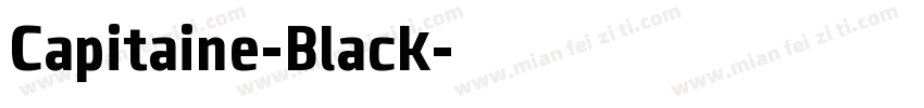 Capitaine-Black字体转换