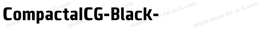CompactaICG-Black字体转换
