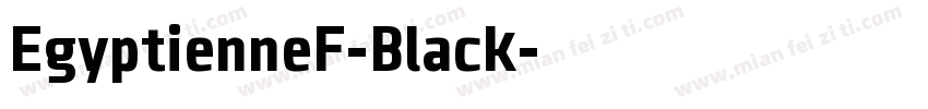EgyptienneF-Black字体转换