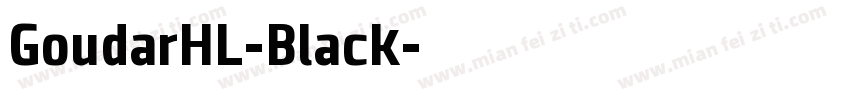 GoudarHL-Black字体转换