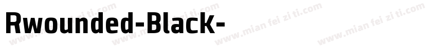 Rwounded-Black字体转换