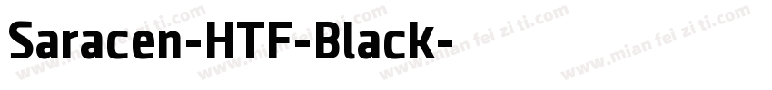 Saracen-HTF-Black字体转换